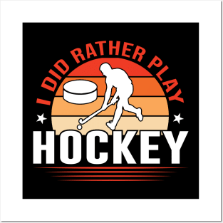 Hockey T - Shirt Design Posters and Art